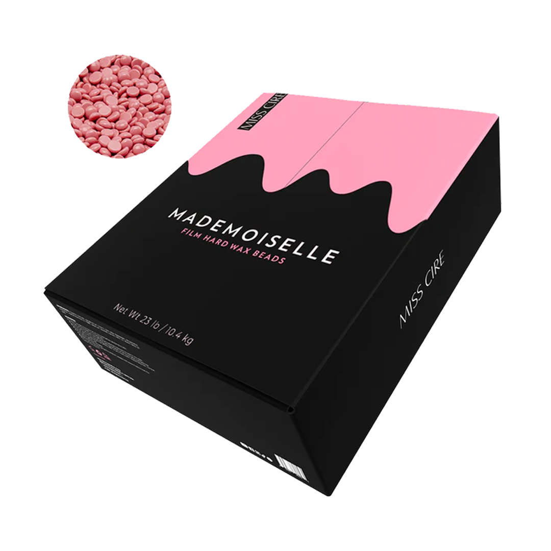 Mademoiselle Pink Polymer-based Film Hard Wax Beads - 23 Lb (Bulk)