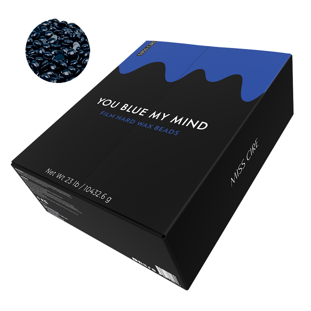 You Blue My Mind Polymer-based Film Hard Wax Beads - 23 Lb – Miss Cire